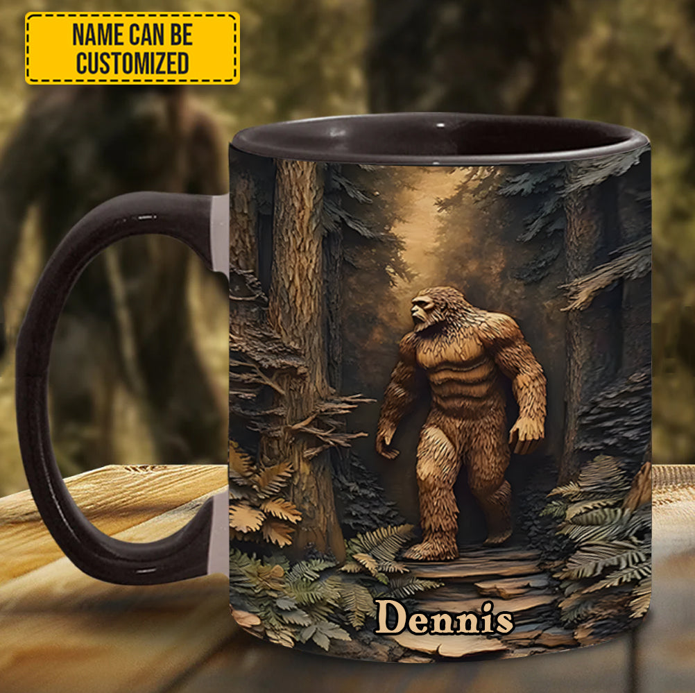 Legend In The Trees – Personalized Sasquatch Accent Mug - Image 2