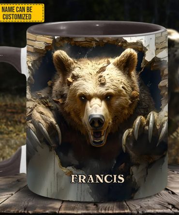 Wall Breaker – Personalized Bear Accent Mug