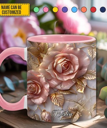Beautiful Rose - Personalized Accent Mug