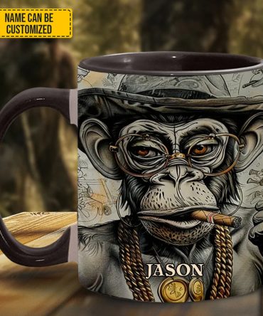 Vintage Gorilla - Personalized Gorilla Accent Mug