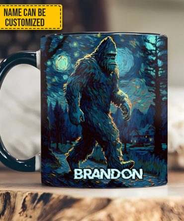 Night Walker - Personalized Bigfoot Accent Mug