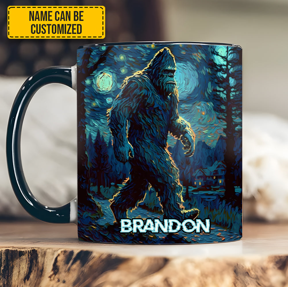 Night Walker - Personalized Bigfoot Accent Mug
