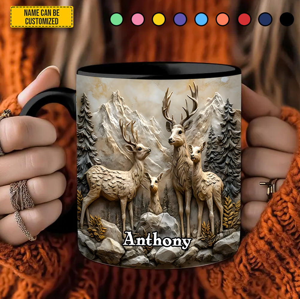 Personalized Hunting Accent Mug - Image 3
