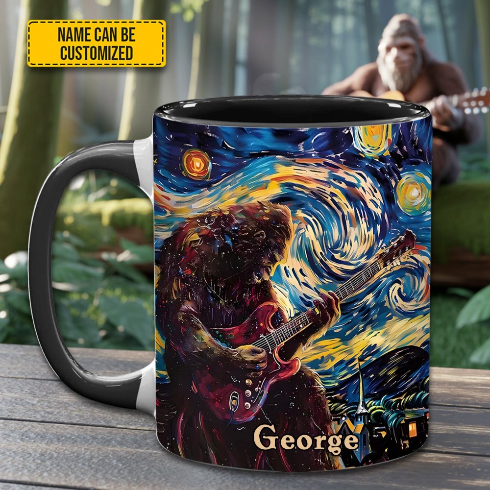 Starry Jam – Personalized Bigfoot Accent Mug - Image 2