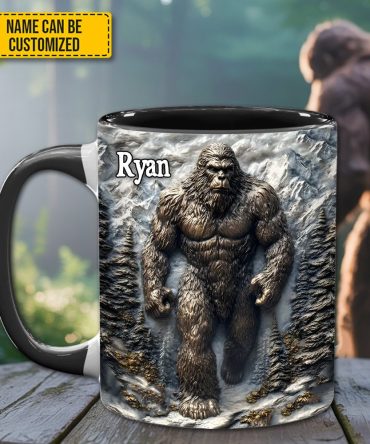Wilderness Legend - Personalized Bigfoot Accent Mug