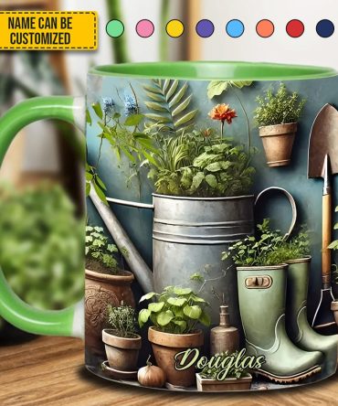 Garden Plant - Personalized Gardening Accent Mug