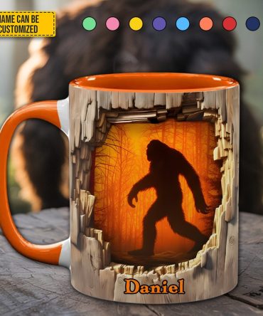 Bigfoot Legend - Personalized Bigfoot Accent Mug