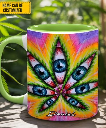 Vision Leaf – Personalized Psychedelic Accent Mug
