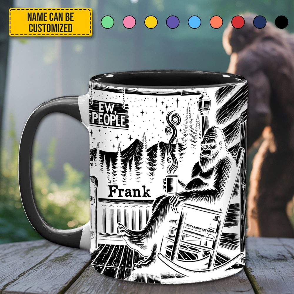 Bigfoot Accent Mug - Personalized Accent Mug - Image 4