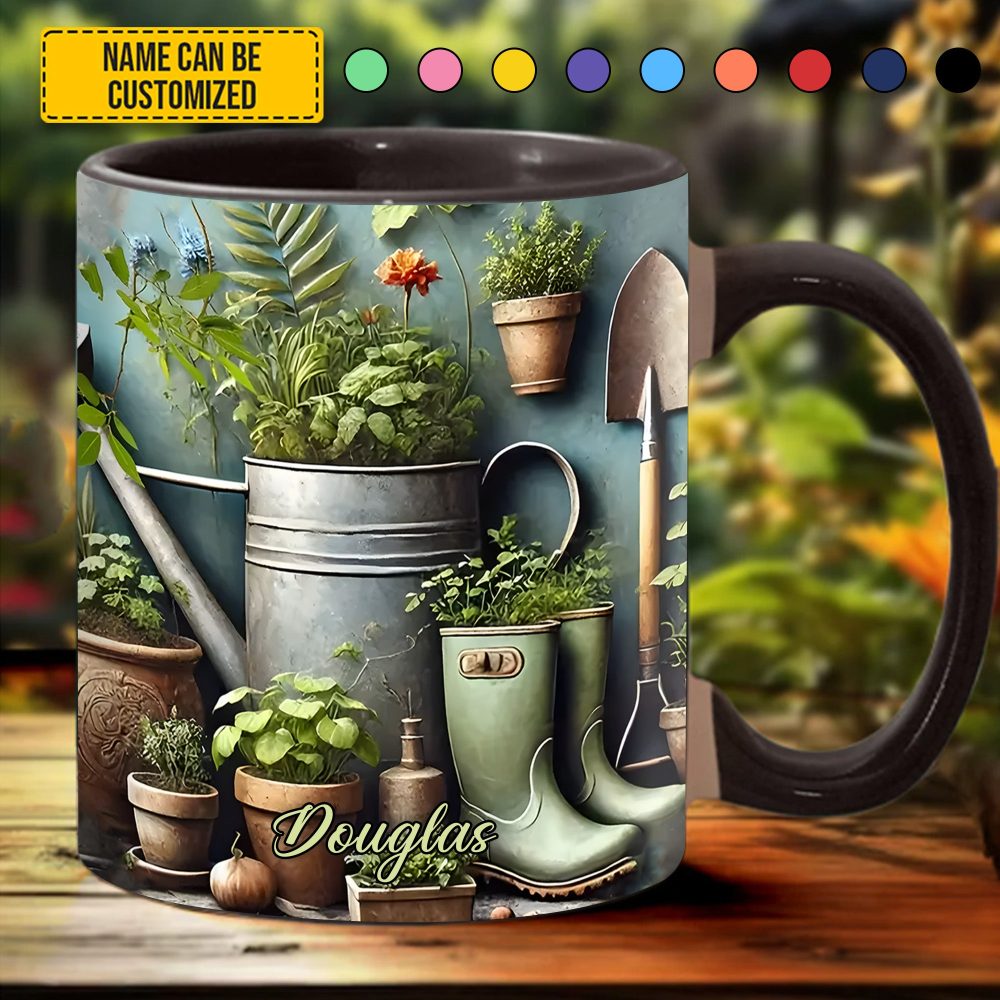 Garden Plant - Personalized Gardening Accent Mug - Image 5