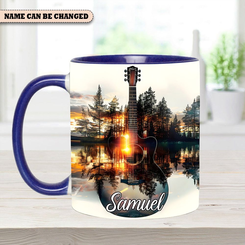 Fantasy Guitar – Personalized Guitar Accent Mug - Image 14