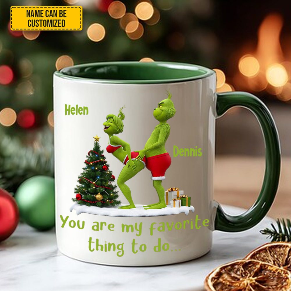 You Are My Favorite - Personalized Funny Accent Mug - Image 4