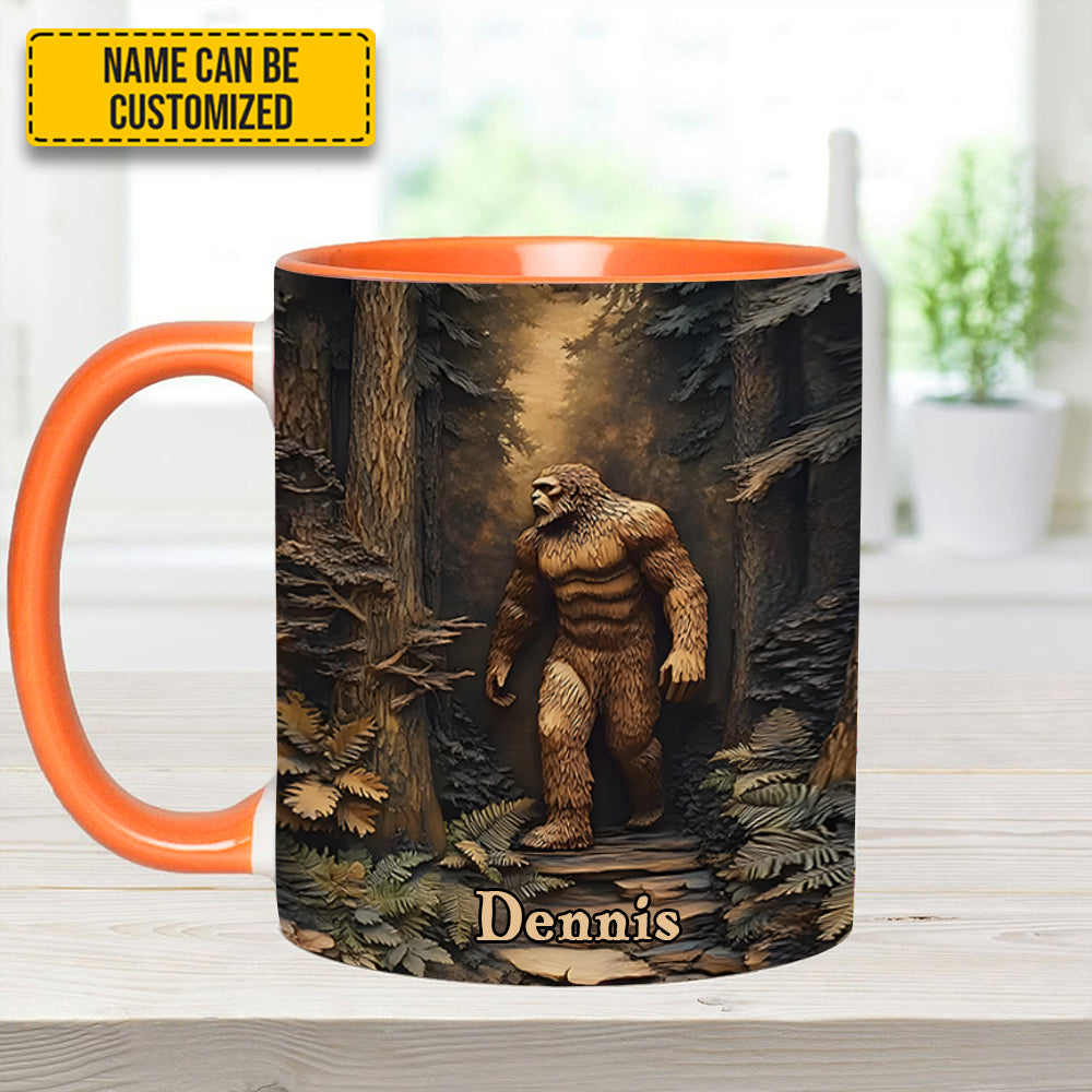 Legend In The Trees – Personalized Sasquatch Accent Mug - Image 5