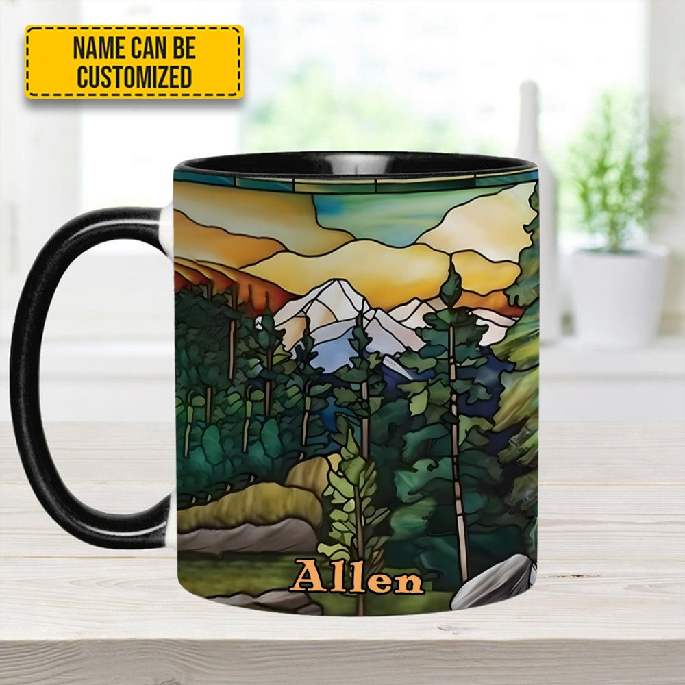 Personalized Mountains Accent Mug - Image 7
