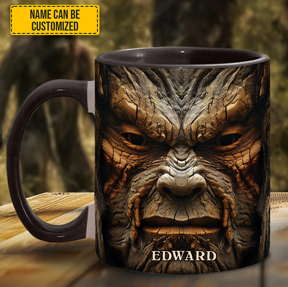 Bigfoot Saw Me - Personalized Bigfoot Accent Mug - Image 2