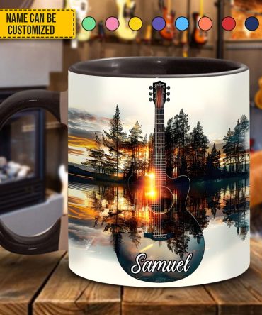 Fantasy Guitar – Personalized Guitar Accent Mug