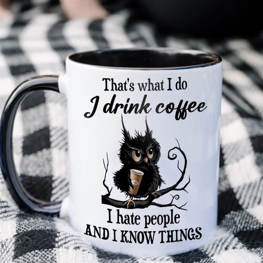That'S What I Do - Owl Accent Mug - Image 2