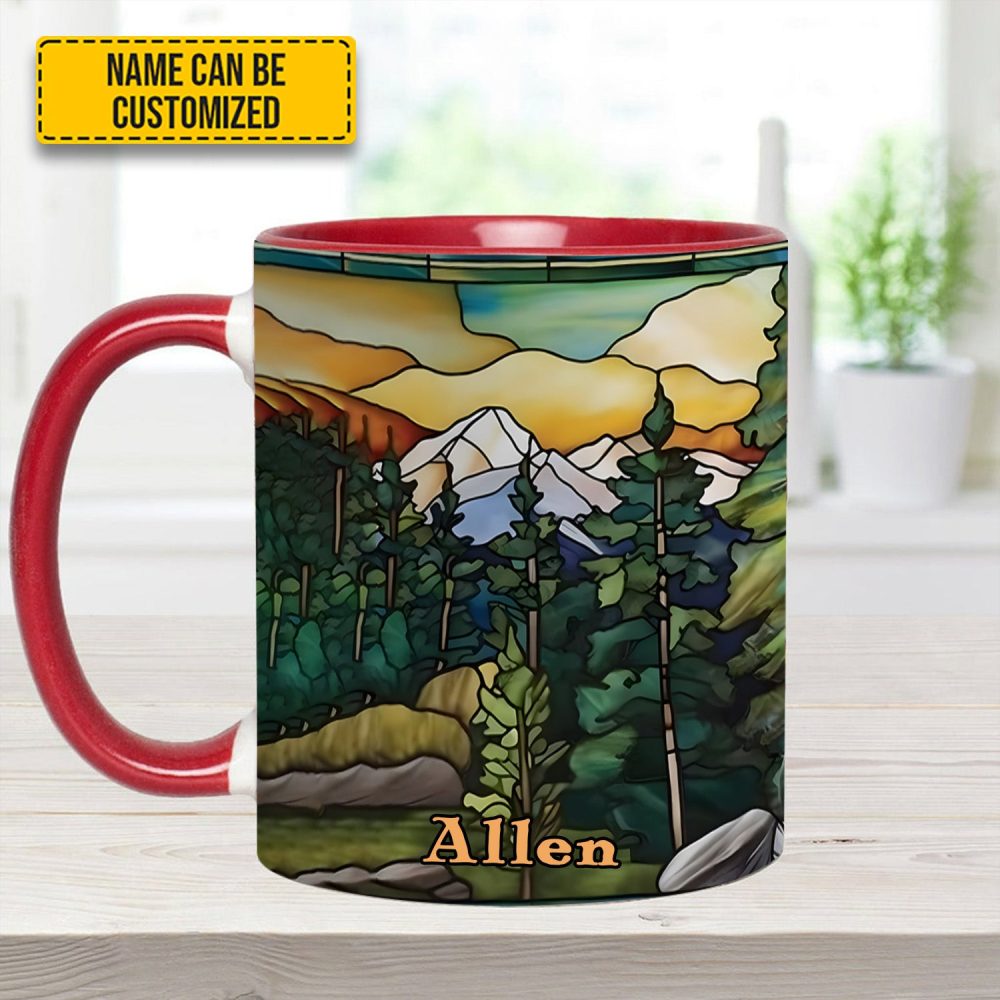 Personalized Mountains Accent Mug - Image 8