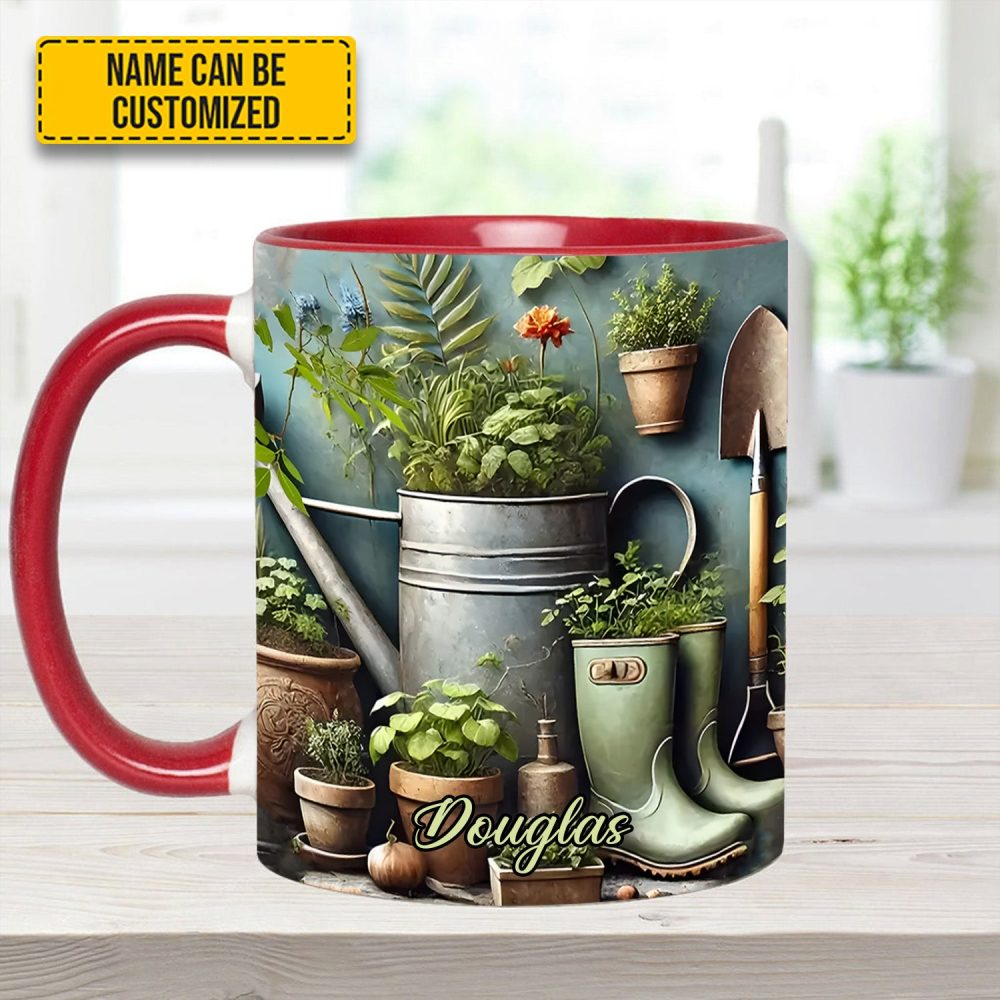 Garden Plant - Personalized Gardening Accent Mug - Image 7