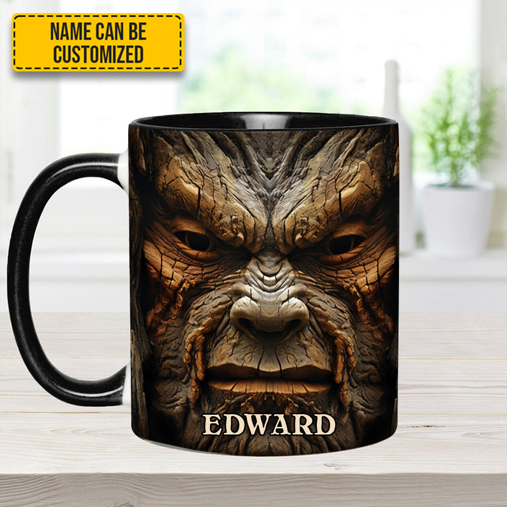 Bigfoot Saw Me - Personalized Bigfoot Accent Mug - Image 5