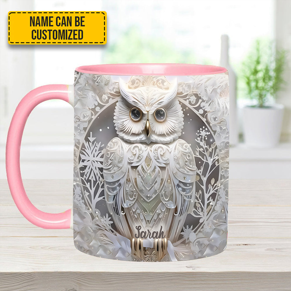 Love Owl - Personalized Accent Mug - Image 7