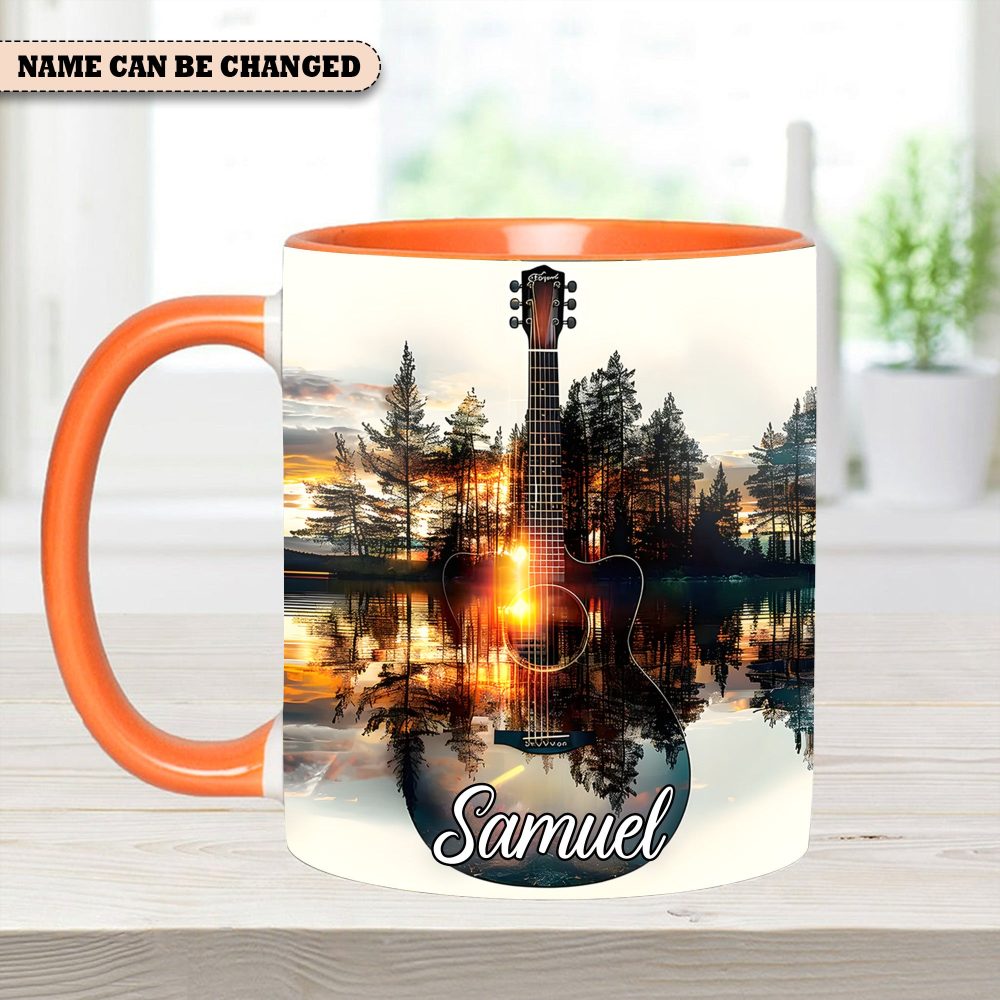 Fantasy Guitar – Personalized Guitar Accent Mug - Image 6