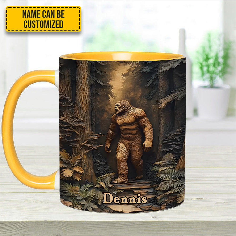 Legend In The Trees – Personalized Sasquatch Accent Mug - Image 7