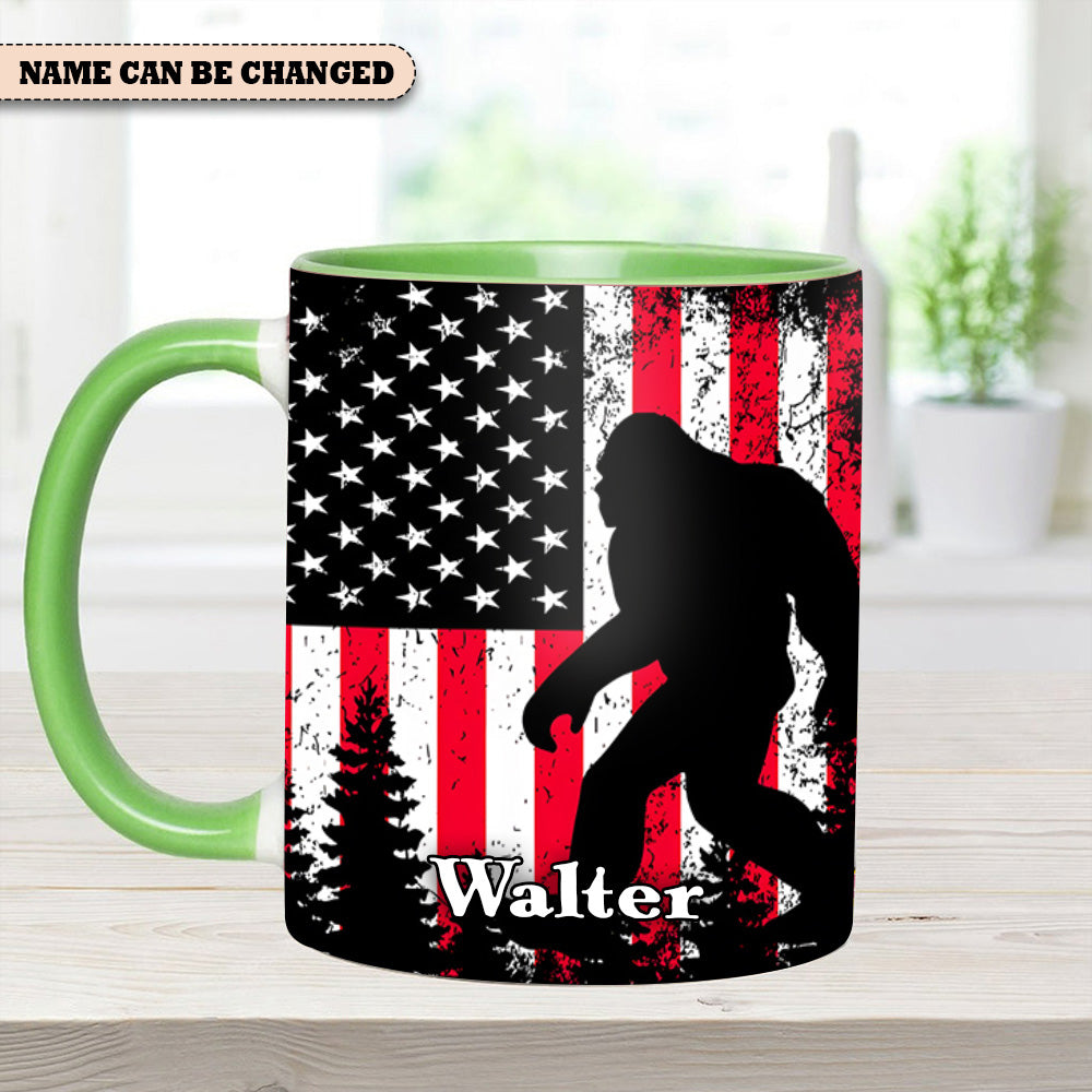 American Bigfoot Personalized Accent Mug - Image 2