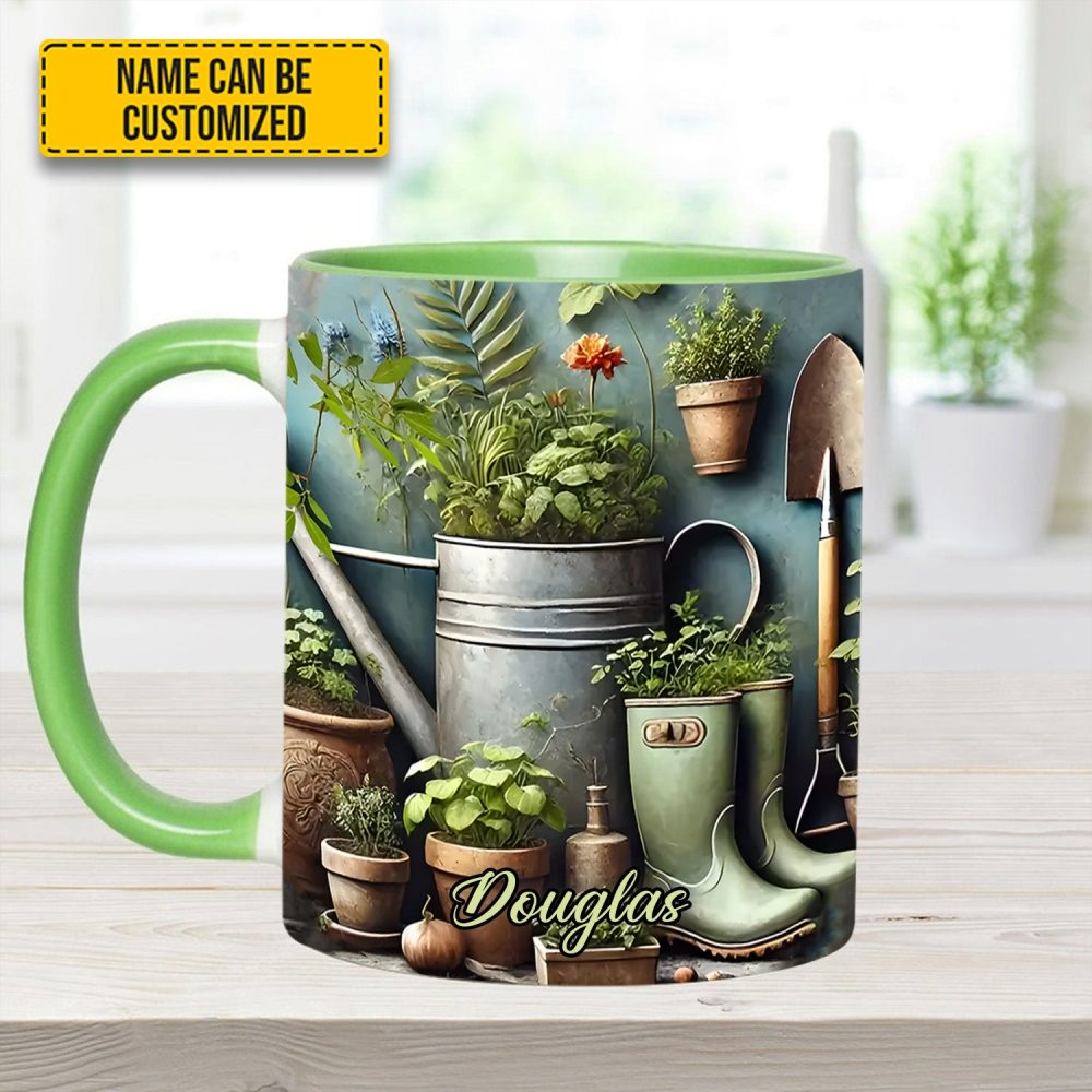 Garden Plant - Personalized Gardening Accent Mug - Image 8
