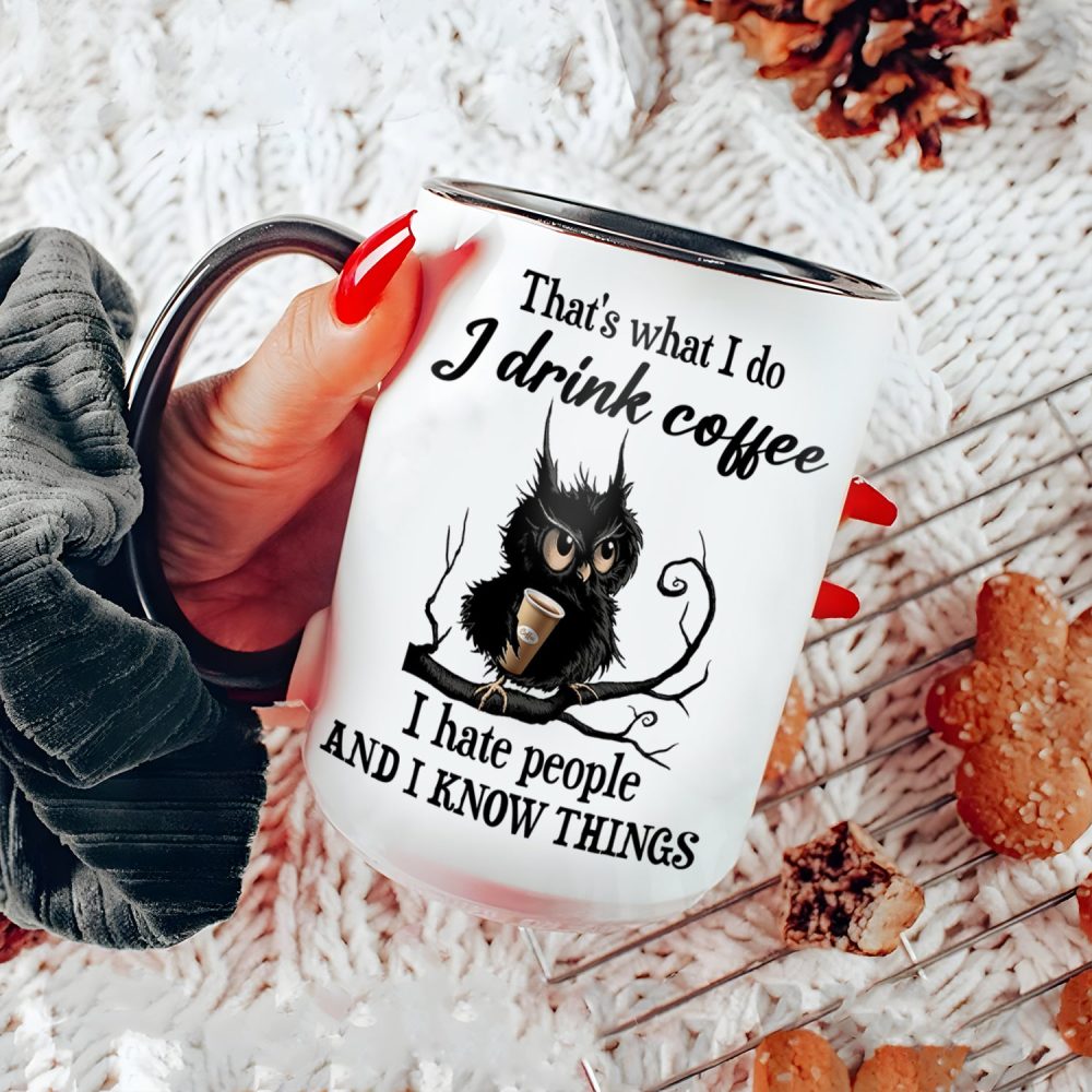 That'S What I Do - Owl Accent Mug - Image 3