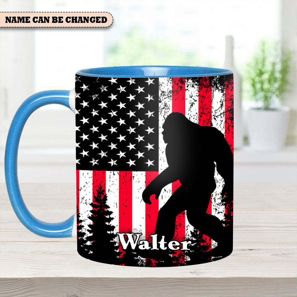 American Bigfoot Personalized Accent Mug - Image 3