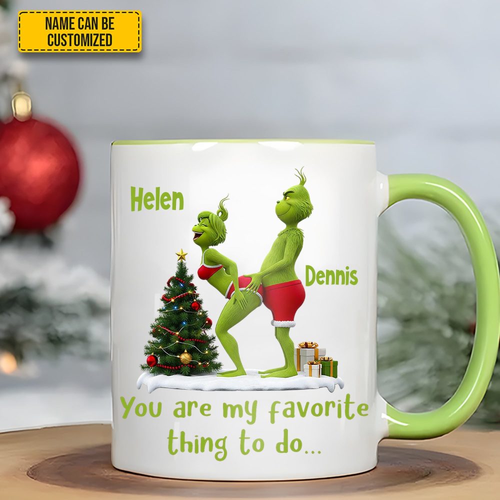 You Are My Favorite - Personalized Funny Accent Mug - Image 3