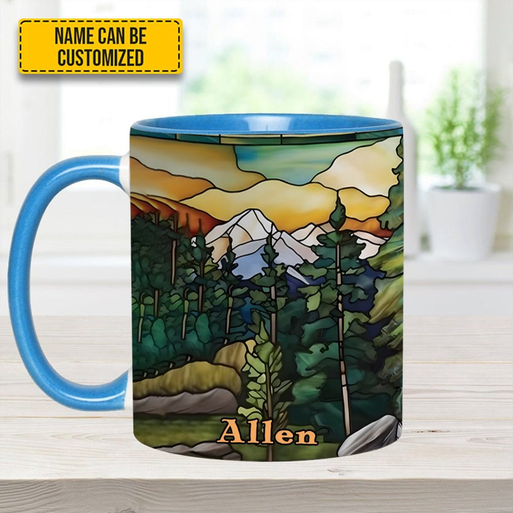 Personalized Mountains Accent Mug - Image 10