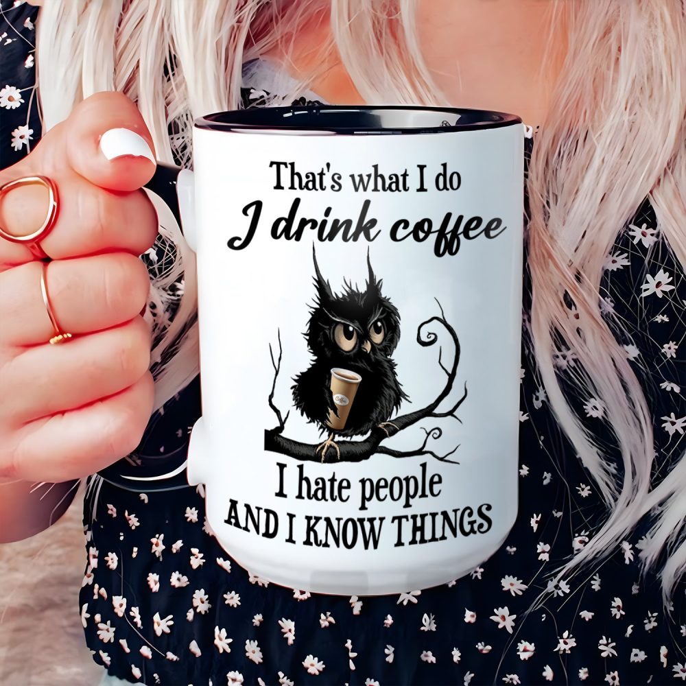 That'S What I Do - Owl Accent Mug - Image 4