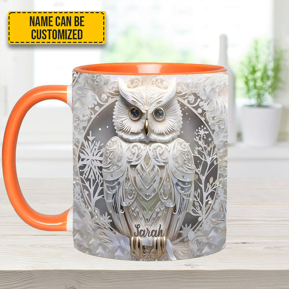 Love Owl - Personalized Accent Mug - Image 8