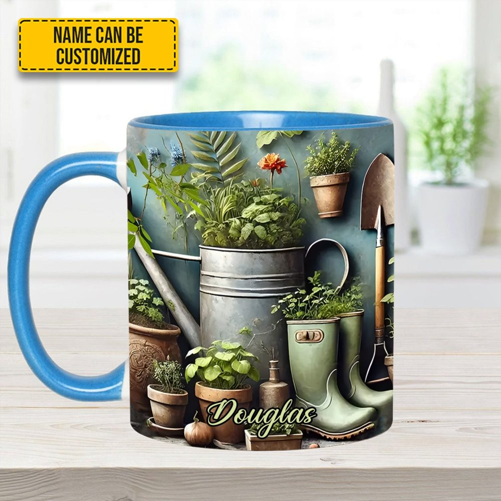 Garden Plant - Personalized Gardening Accent Mug - Image 9