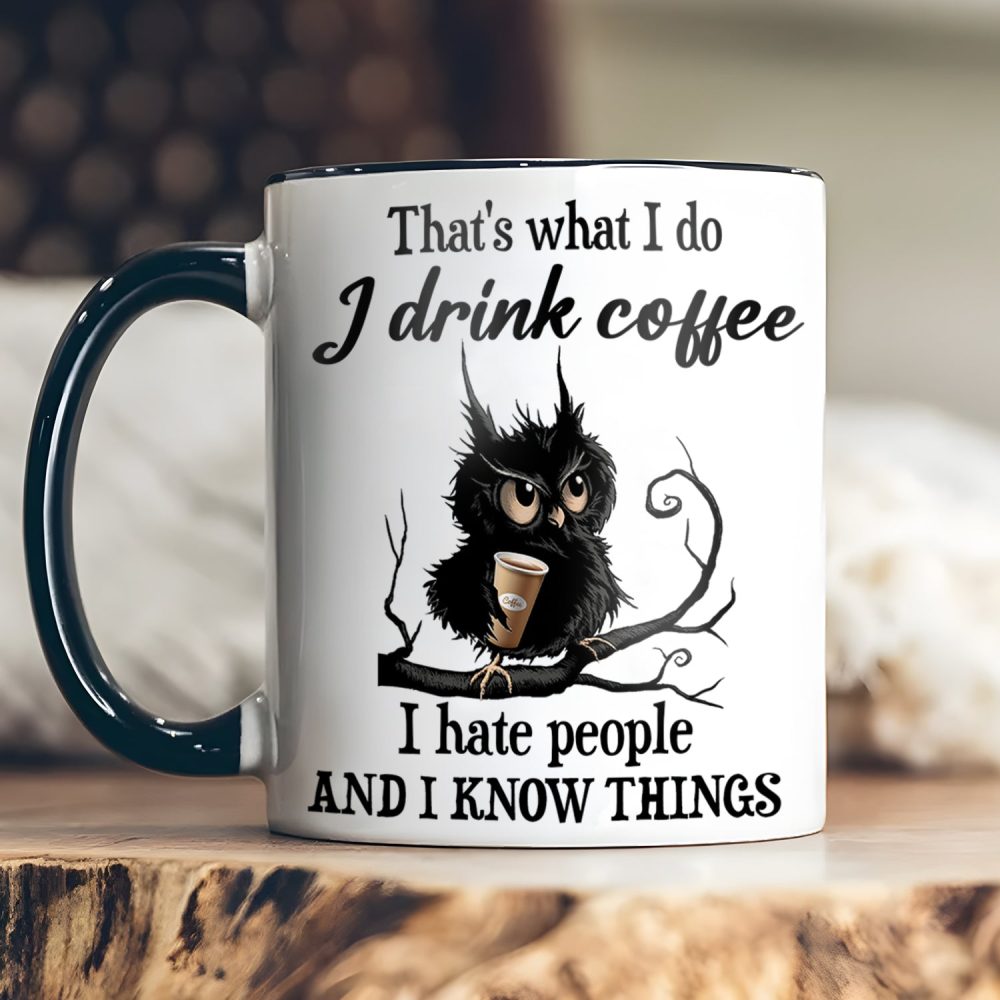 That'S What I Do - Owl Accent Mug - Image 5