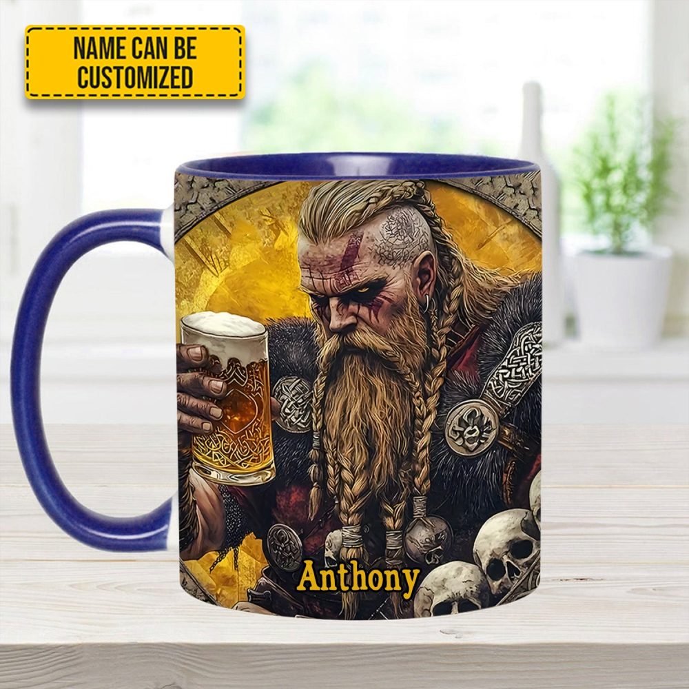 Skål, Warrior – Personalized Viking Beer Accent Mug - Image 9