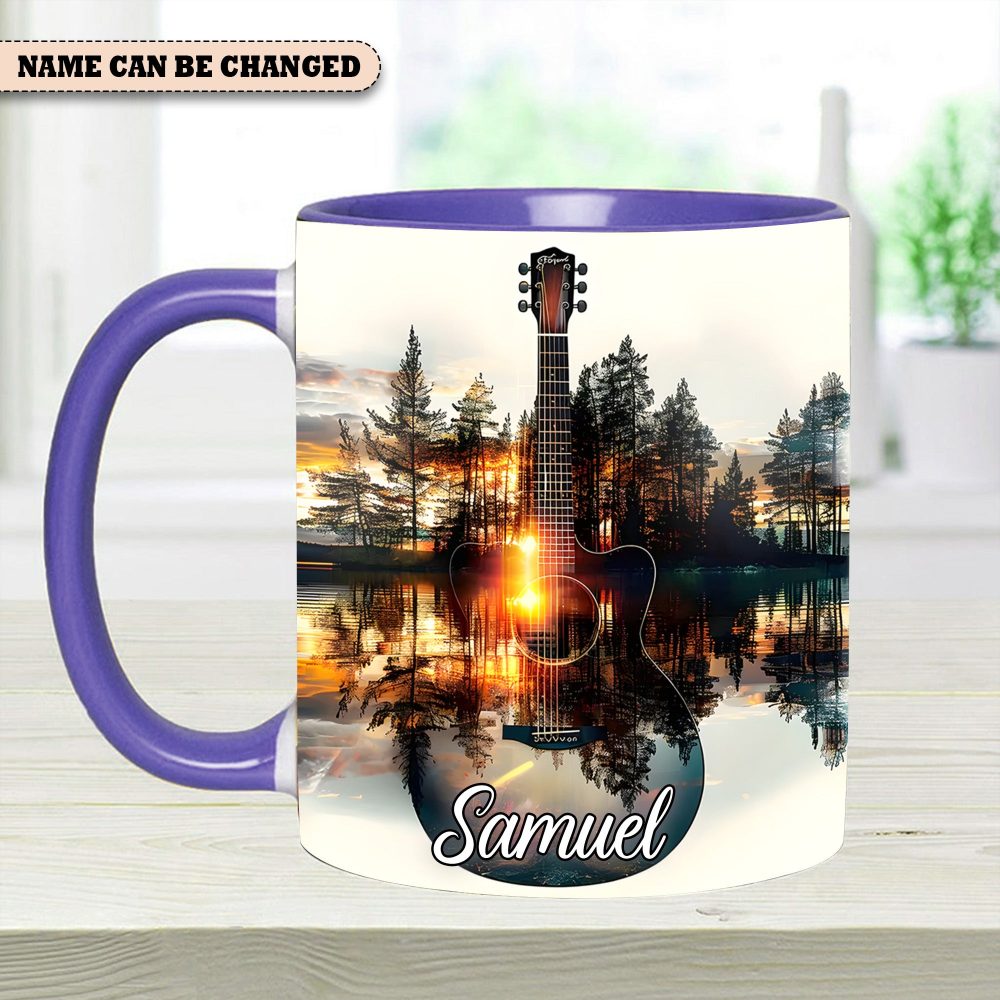 Fantasy Guitar – Personalized Guitar Accent Mug - Image 8