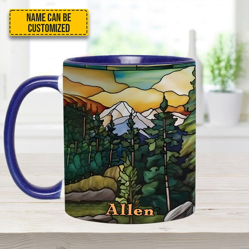 Personalized Mountains Accent Mug - Image 11