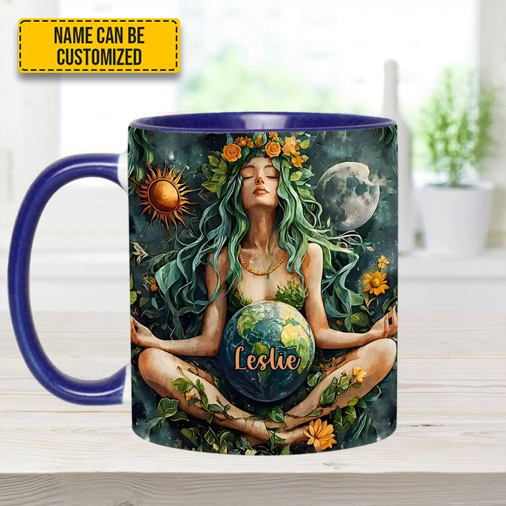 Personalized Mother Earth Goddess Accent Mug - Image 10