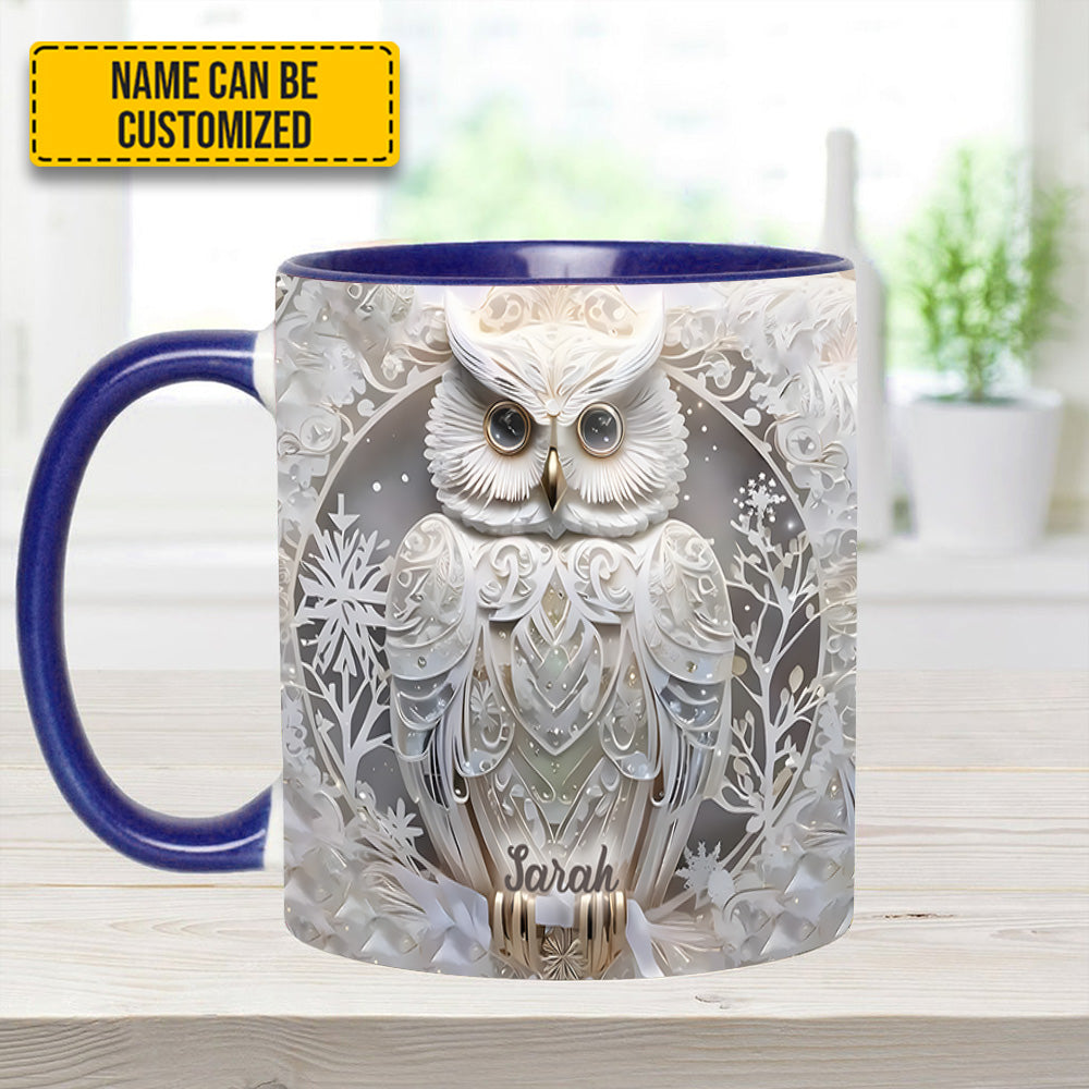 Love Owl - Personalized Accent Mug - Image 9