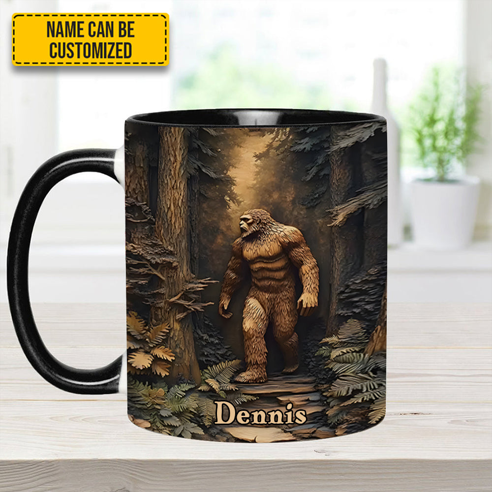 Legend In The Trees – Personalized Sasquatch Accent Mug - Image 9