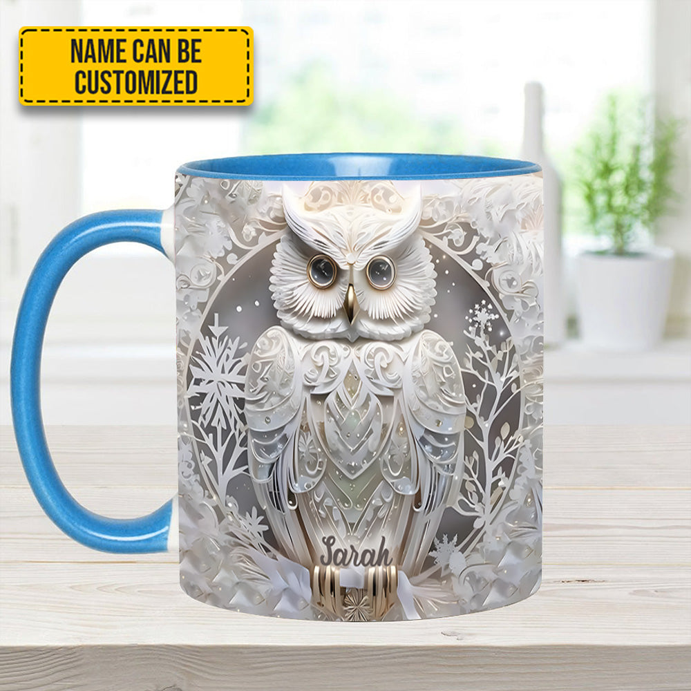 Love Owl - Personalized Accent Mug - Image 10