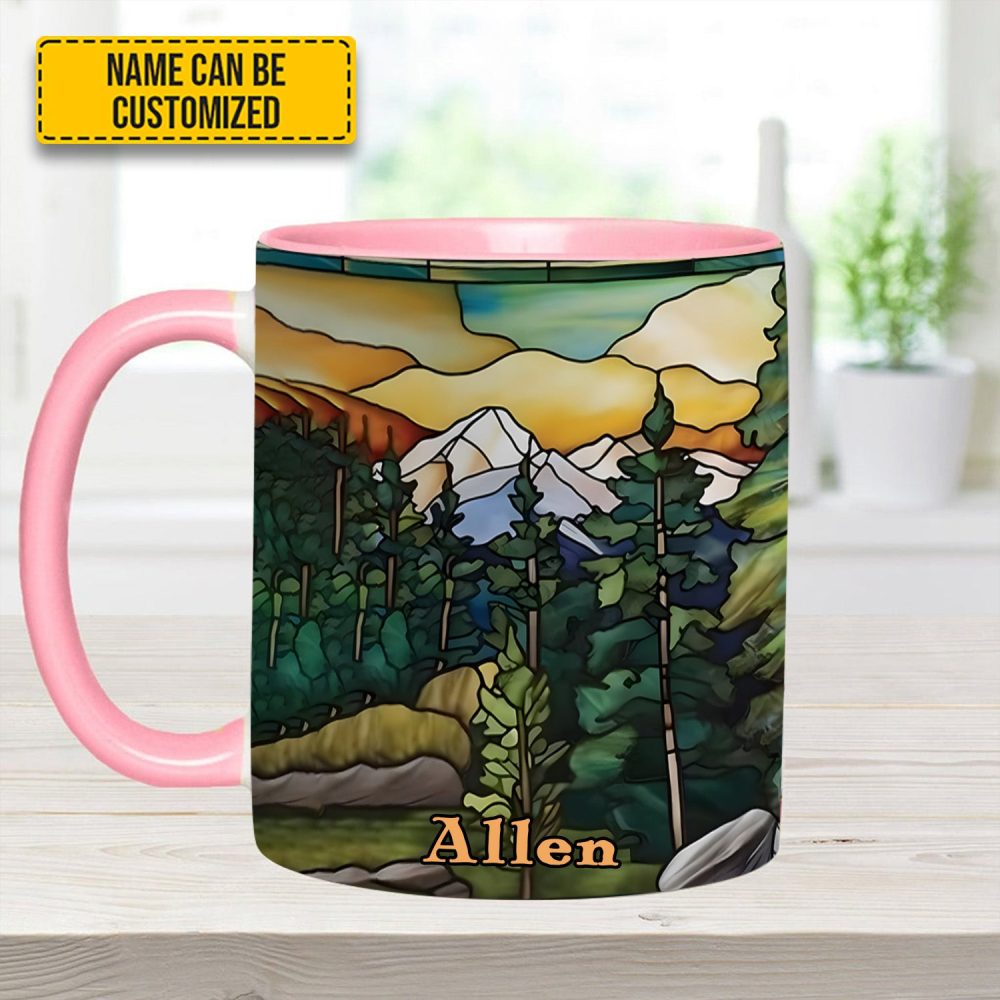 Personalized Mountains Accent Mug - Image 13