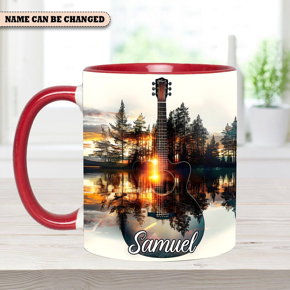 Fantasy Guitar – Personalized Guitar Accent Mug - Image 11