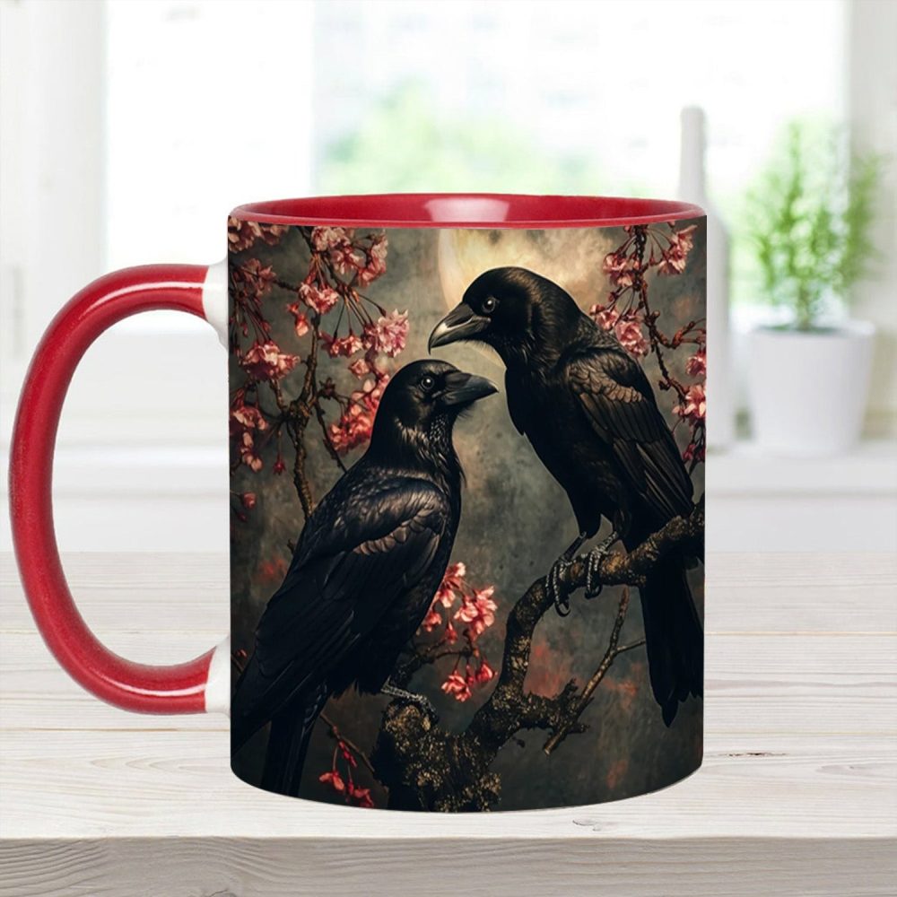 Personalized Raven Couple Accent Mug - Image 16
