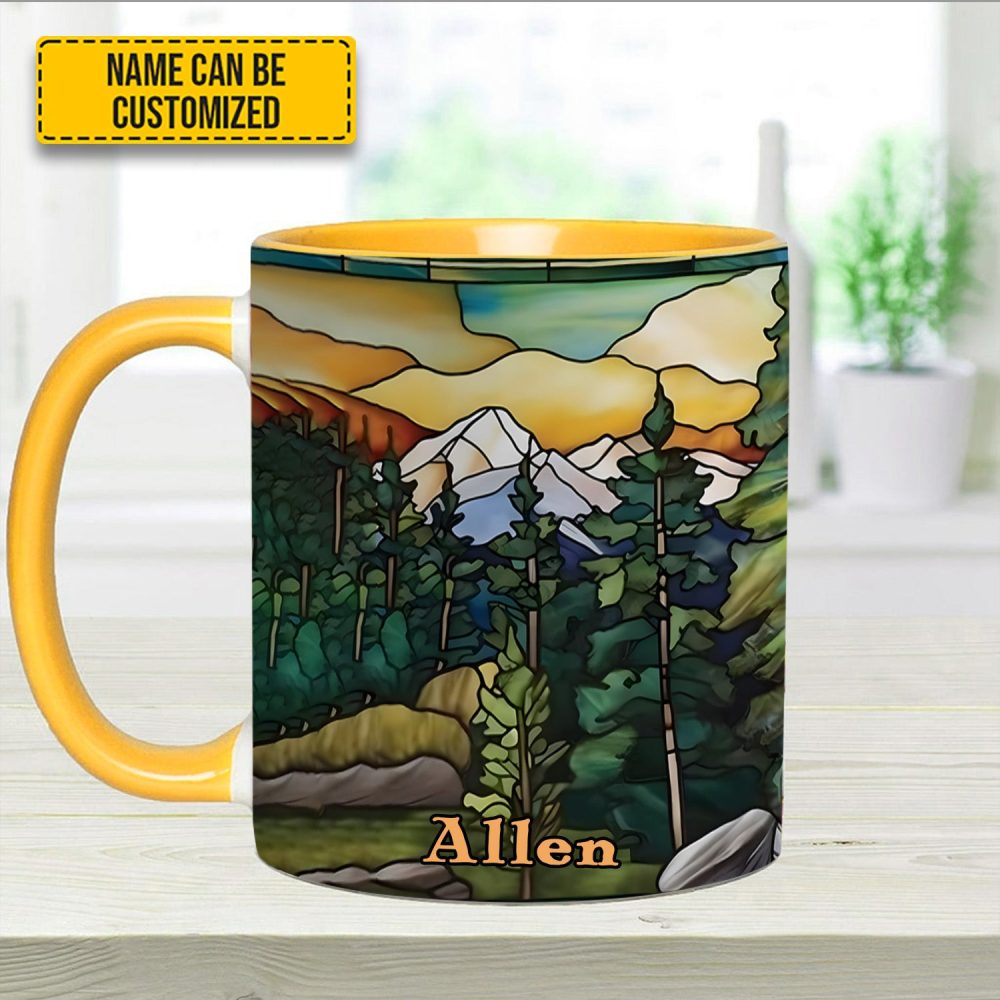 Personalized Mountains Accent Mug - Image 14