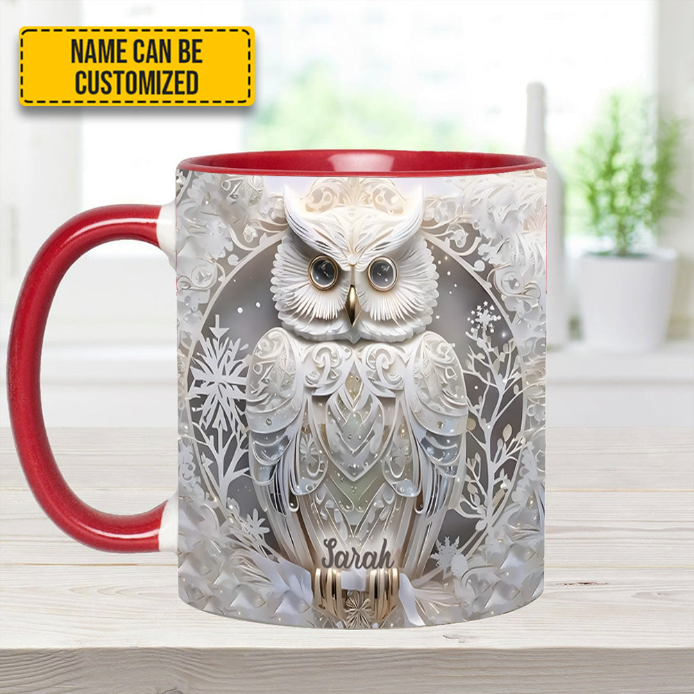 Love Owl - Personalized Accent Mug - Image 12