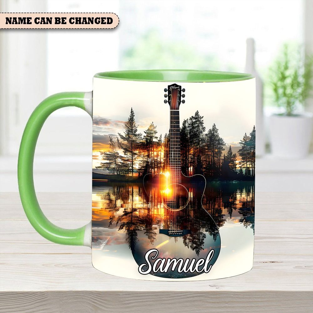 Fantasy Guitar – Personalized Guitar Accent Mug - Image 12